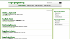 What Eagle-project.org website looked like in 2013 (10 years ago)