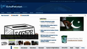 What Echopakistan.com website looked like in 2014 (10 years ago)