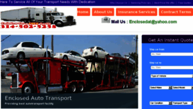 What Enclosedautotransports.com website looked like in 2014 (10 years ago)