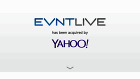 What Evntlive.com website looked like in 2014 (10 years ago)