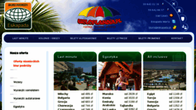 What Eskapada.pl website looked like in 2014 (10 years ago)