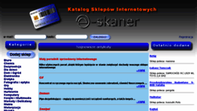What E-skaner.pl website looked like in 2014 (10 years ago)