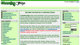 What Elearning-jogja.org website looked like in 2014 (10 years ago)