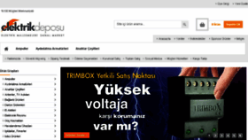 What Elektrikdeposu.com website looked like in 2014 (10 years ago)