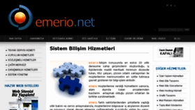 What Emerio.net website looked like in 2014 (10 years ago)