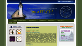 What Effatha.org website looked like in 2014 (10 years ago)