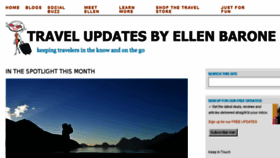 What Ellenbarone.com website looked like in 2014 (10 years ago)