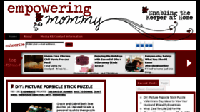 What Empoweringmommy.com website looked like in 2014 (10 years ago)
