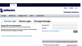 What Extranet.swisscom.ch website looked like in 2014 (12 years ago)