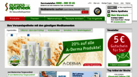 What Europa-apotheek-krankenkassen.de website looked like in 2014 (10 years ago)