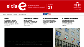 What Eldiae.es website looked like in 2014 (12 years ago)