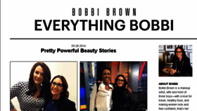 What Everythingbobbi.com website looked like in 2014 (10 years ago)