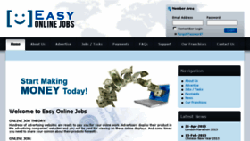 What Easyonlinejobs.net website looked like in 2014 (10 years ago)