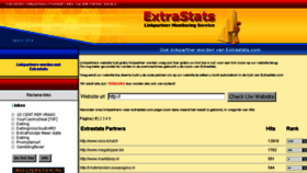 What Extrastats.com website looked like in 2014 (10 years ago)
