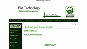 What Em-technology.es website looked like in 2014 (10 years ago)