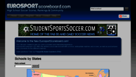 What Eurosportscoreboard.com website looked like in 2014 (10 years ago)