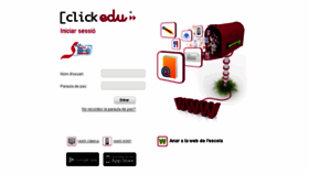 What Escolalasalut.clickedu.eu website looked like in 2014 (10 years ago)
