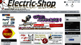 What Electriqueshop.fr website looked like in 2014 (10 years ago)