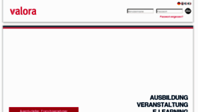 What E-learning.valora.com website looked like in 2014 (10 years ago)