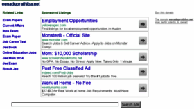 What Eenaduprathiba.net website looked like in 2014 (9 years ago)