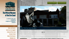 What Eriecanalmuseum.com website looked like in 2014 (10 years ago)