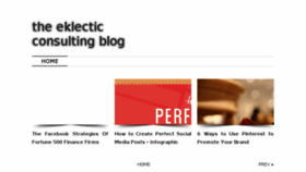 What Eklectic.in website looked like in 2014 (10 years ago)