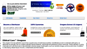 What Ethicalcare.com website looked like in 2014 (10 years ago)