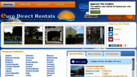 What Eurodirectrentals.co.uk website looked like in 2014 (10 years ago)