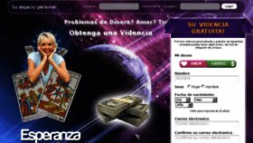 What Esperanza-clarividencia.com website looked like in 2014 (9 years ago)