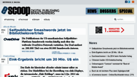 What Ebookbranche.de website looked like in 2014 (10 years ago)