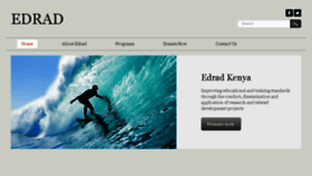 What Edrad.org website looked like in 2014 (9 years ago)