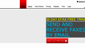 What Efax.ca website looked like in 2014 (9 years ago)