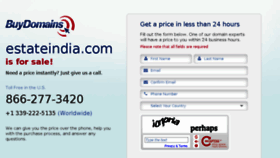 What Estateindia.com website looked like in 2014 (9 years ago)