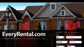 What Everyrental.com website looked like in 2014 (9 years ago)
