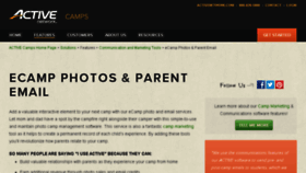 What Ecamp.net website looked like in 2014 (9 years ago)