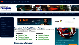 What Embajadadeparaguay.org website looked like in 2014 (9 years ago)