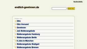 What Endlich-gewinnen.de website looked like in 2014 (9 years ago)