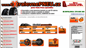 What Extralevne-pneu.cz website looked like in 2014 (9 years ago)
