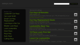 What Eakeys.com website looked like in 2014 (9 years ago)