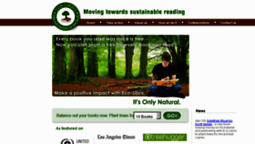 What Eco-libris.com website looked like in 2014 (9 years ago)