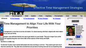 What Effective-time-management-strategies.com website looked like in 2014 (9 years ago)