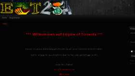 What Empire-of-torrents.net website looked like in 2014 (9 years ago)