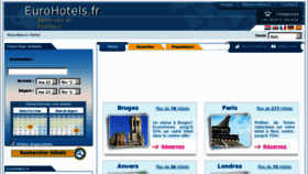 What Eurohotels.fr website looked like in 2014 (9 years ago)