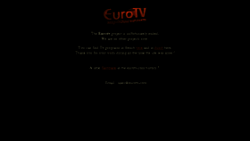 What Eurotv.com website looked like in 2014 (9 years ago)