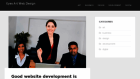 What Eyes-art.com website looked like in 2014 (11 years ago)