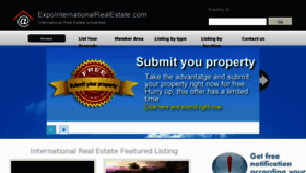 What Expointernationalrealestate.com website looked like in 2014 (9 years ago)