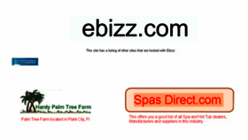 What Ebizz.com website looked like in 2014 (9 years ago)