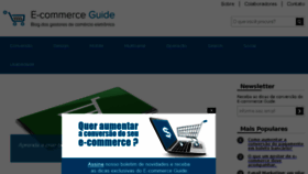 What E-commerceguide.com.br website looked like in 2014 (9 years ago)