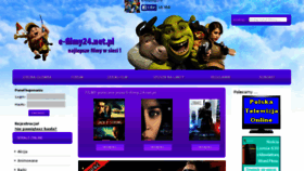 What E-filmy24.net.pl website looked like in 2014 (9 years ago)