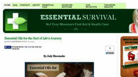 What Essentialsurvival.org website looked like in 2014 (9 years ago)